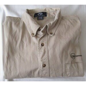 Men's Vantage Union Worker UW Oshkosh Long Sleeve Shirt Sz XL (MT840)